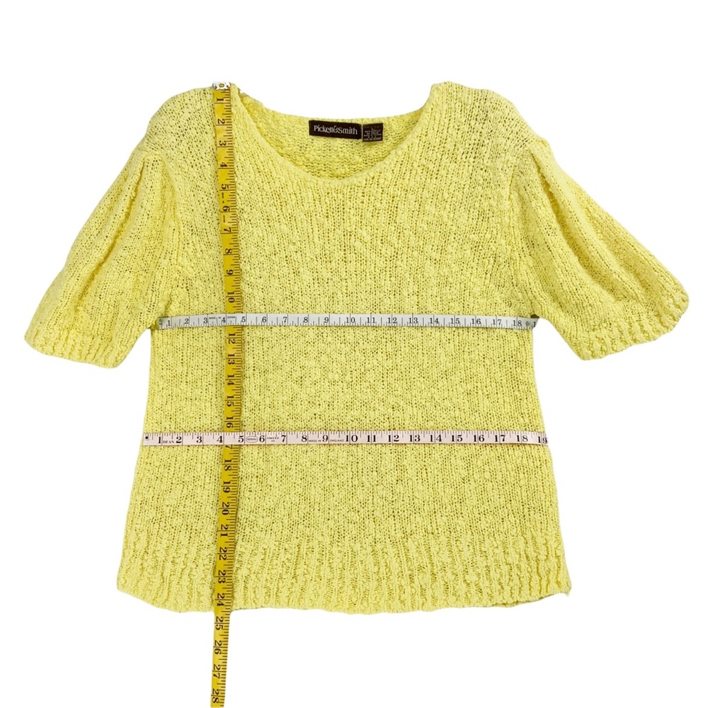 Vintage Popcorn Knit Short Sleeve Sweater - Picture 13 of 13